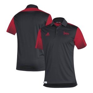Adidas Nebraska Huskers Sideline Polo Mens Size M Collegiate Athleisure Casual